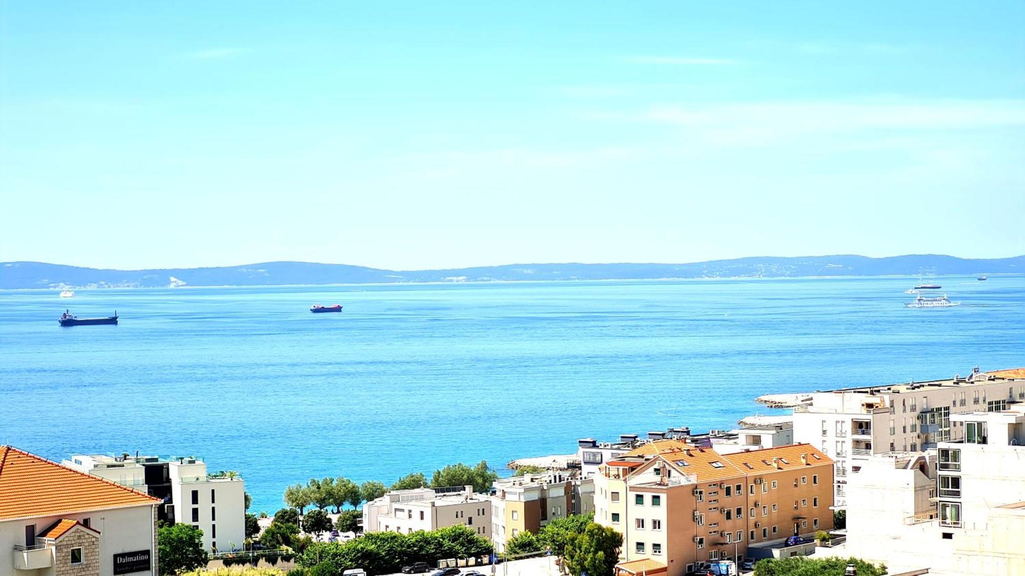 Ferienwohnung Sea View Znjan Split Exterior foto